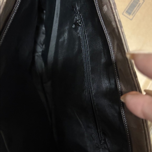 Kipling Brown Logo Tote Bag New Without Tags - Picture 3 of 7